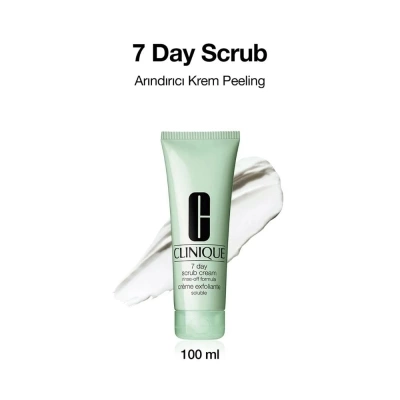 Clinique 7 Day Scrub Cream Rinse Off Formula - Cilt Bakım Peelingi 100ml