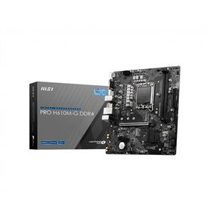 MSI PRO H610M-G Intel H610 Soket 1700 DDR4 3200MHz (OC) M.2 Anakart