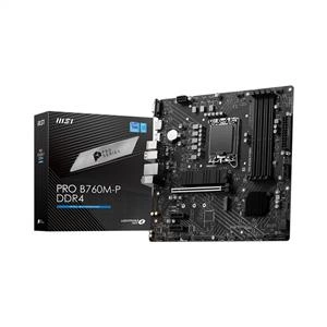 MSI PRO B760M-P Intel B760 Soket 1700 DDR4 4800MHz (OC) M.2 Anakart