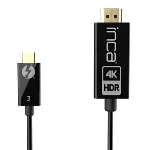 INCA ITCH-30 4K@60Hz 2.2 destekli Usb C To Hdmı 2.0 Hdmı Kablo