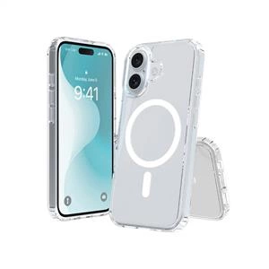 Buff Labs iPhone 16 Magsafe Air Hybrid Kılıf - Şeffaf