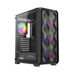 FAZEON F4 PLUS 650W 80PLUS BRONZE Mesh 4x120mm ARGB Fanlı E-ATX Bilgisayar Kasası