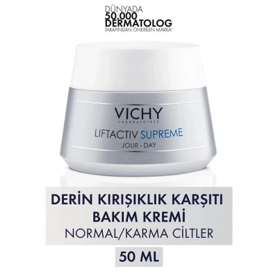 Vichy Liftactiv Supreme Yaşlanma Karşıtı Normal ve Karma Cilt için Krem 50 ml