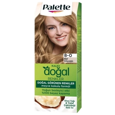 Palette Kalıcı Doğal Renkler Boya 8-0 Bal Köpüğü
