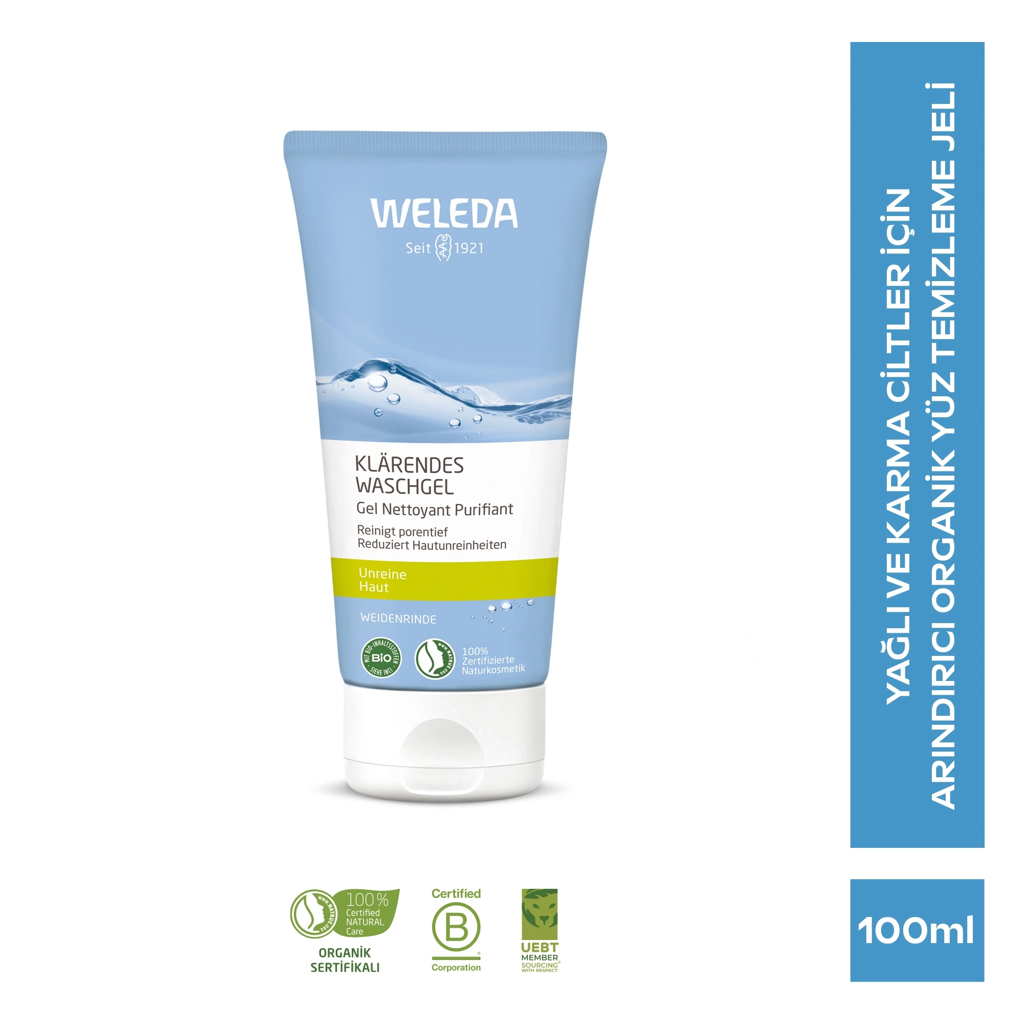 Weleda Purifying Gel Cleanser Organik Arındırıcı Yüz Temizleme Jeli 100ml