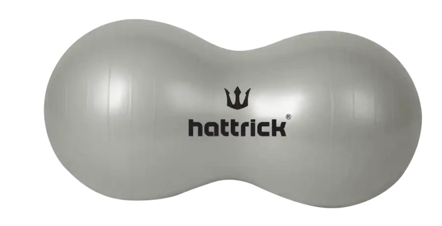 HB90 FISTIK ŞEKİLLİ PİLATES TOPU 90x45 CM GRİ