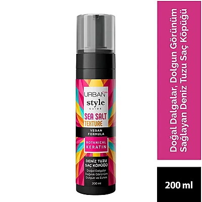 Urban Care Style Sea Salt Dolgun Esnek Saç Köpüğü
