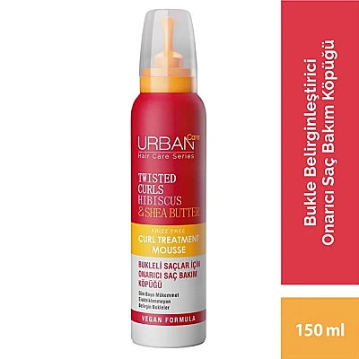 Urban Care Twisted Curls Hibiscus & Shea Butter Saç Köpüğü 150ml