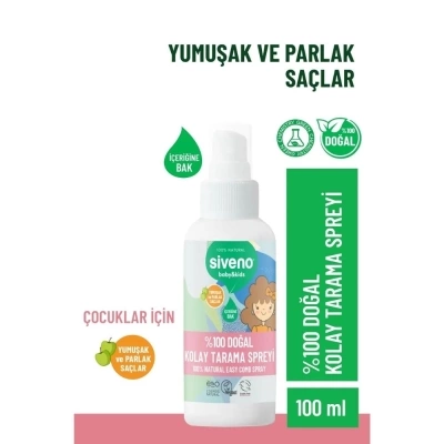 Siveno Çocuklar İçin %100 Doğal Kolay Tarama Spreyi 100ml