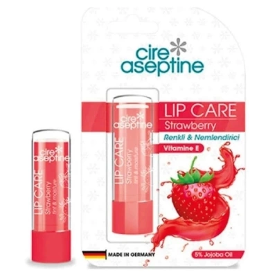 Cire Aseptine Çilekli Dudak Nemlendiricisi - Lip Balm