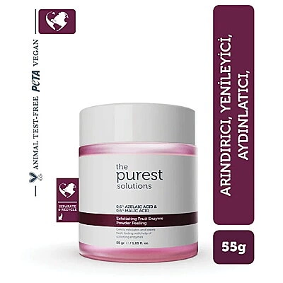 The Purest Solutions Fruit Enzyme Powder Exfoliator & Peeling - Toz Peeling 55gr