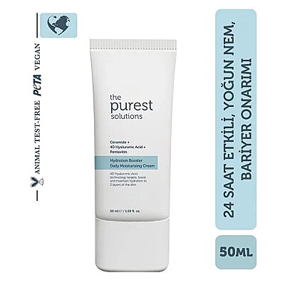 The Purest Solutions 24 Saat Etkili Günlük Yoğun Nemlendirici Bakım Kremi 50ml