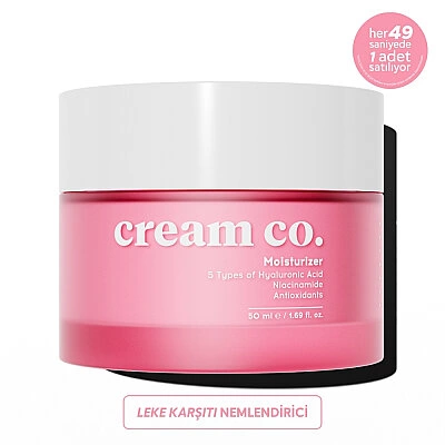Cream Co. Moisturizer Nemlendirici Yüz Kremi 50ml