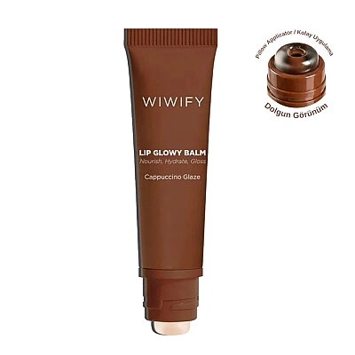 Wiwify Cappuccino Glaze Dudak Balmı – Parlatıcı & Nemlendirici 13 ml