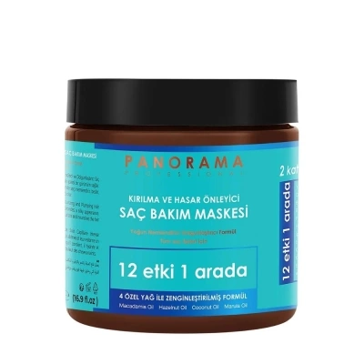 Panorama Professional Kırılma ve Hasar Önleyici Dolgunlaştırıcı Saç Bakım Maskesi 500ml