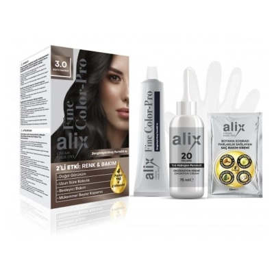Alix Saç Boyası 3-0 Koyu Kahve 50ml