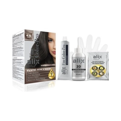Alix Saç Boyası 4-0 Kahve 50ml