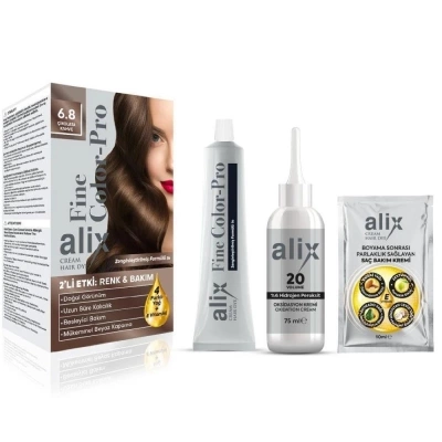 Alix Saç Boyası 6-8 Çikolata Kahve 50ml
