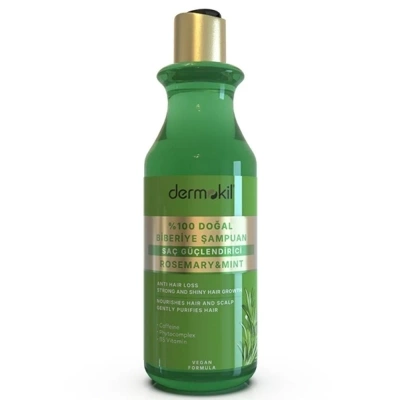 Dermokil %100 Doğal Biberiye Saç Güçlendirici Şampuan 400ml