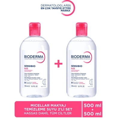 Bioderma Sensibio H2O İkili Set 500ml + 500ml