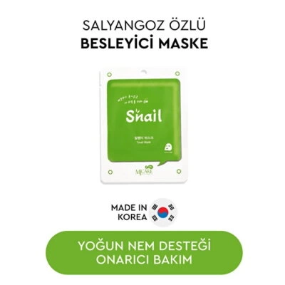 Mjcare On Salyangoz Özlü Yüz Maskesi