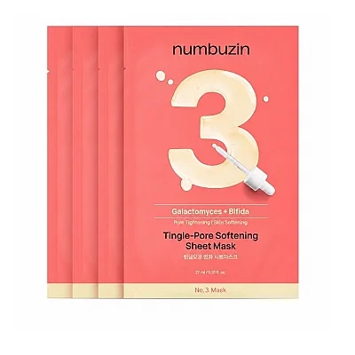 Numbuzin No 3 Tingle Pore Softening Sheet Maske