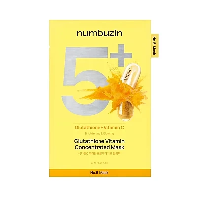 Numbuzin No 5 Glutathione Vitamin Concentrated Kağıt Maske 1 Adet